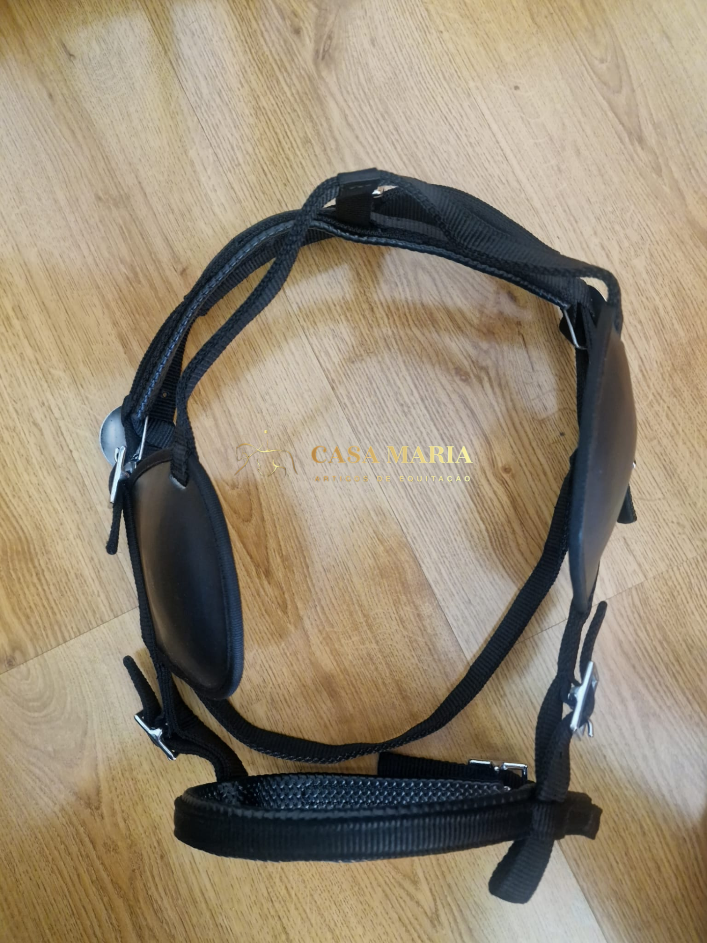 Arreios de Atrelagem de Peitoral - Engate Rápido - Preto