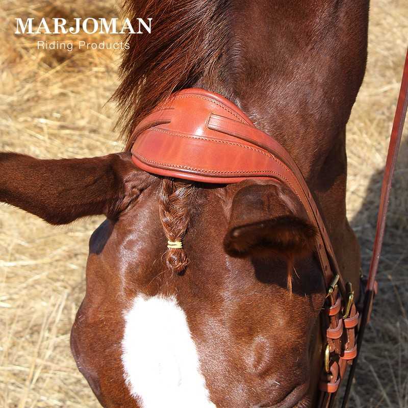 Cabeçada Carolina com faceira para embocadura Marjoman