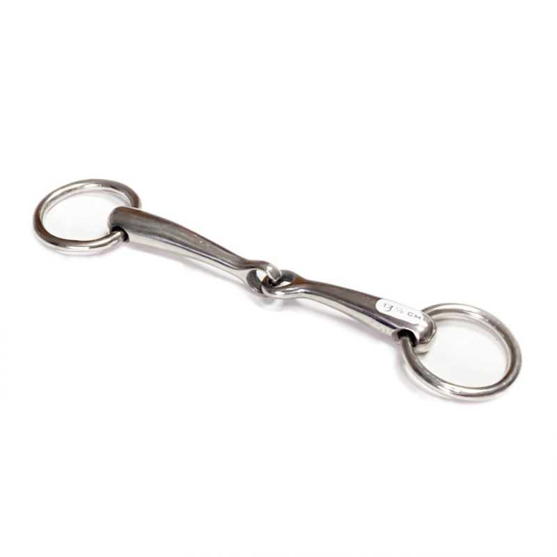 Bridão de argolas EMBOCADURA FINA ARGOLA PEQUENA INOX.