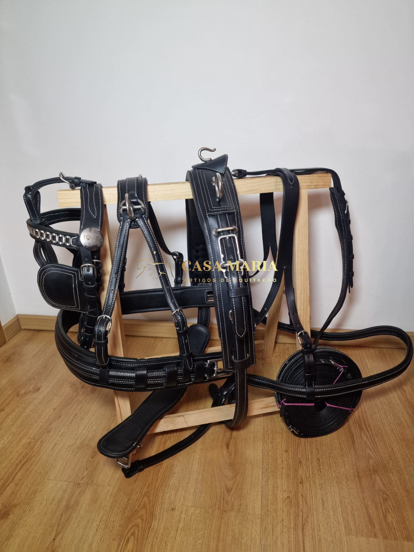 Arreios de Atrelagem Deluxe de Peitoral Engate rápido - Novo Modelo