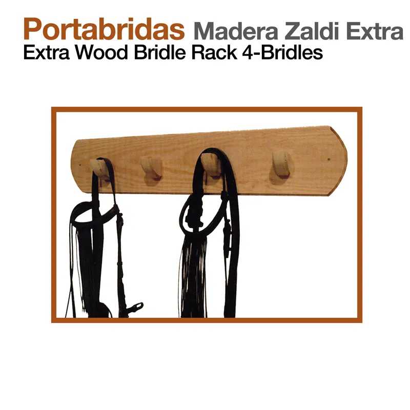 PORTA-CABEÇADAS MADEIRA ZALDI EXTRA 4 CABEÇADAS