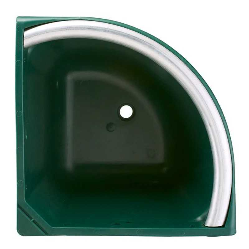 Comedouro DE CANTO COM BORDA DE ALUMINIO