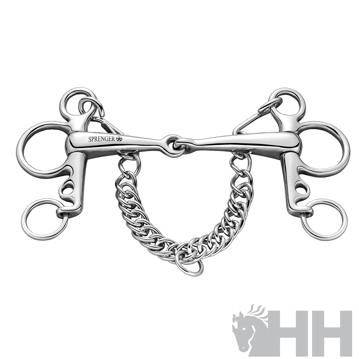 FREIO SPRENGER BASIC PELHAM PERNA 4,5cm BIPARTIDO