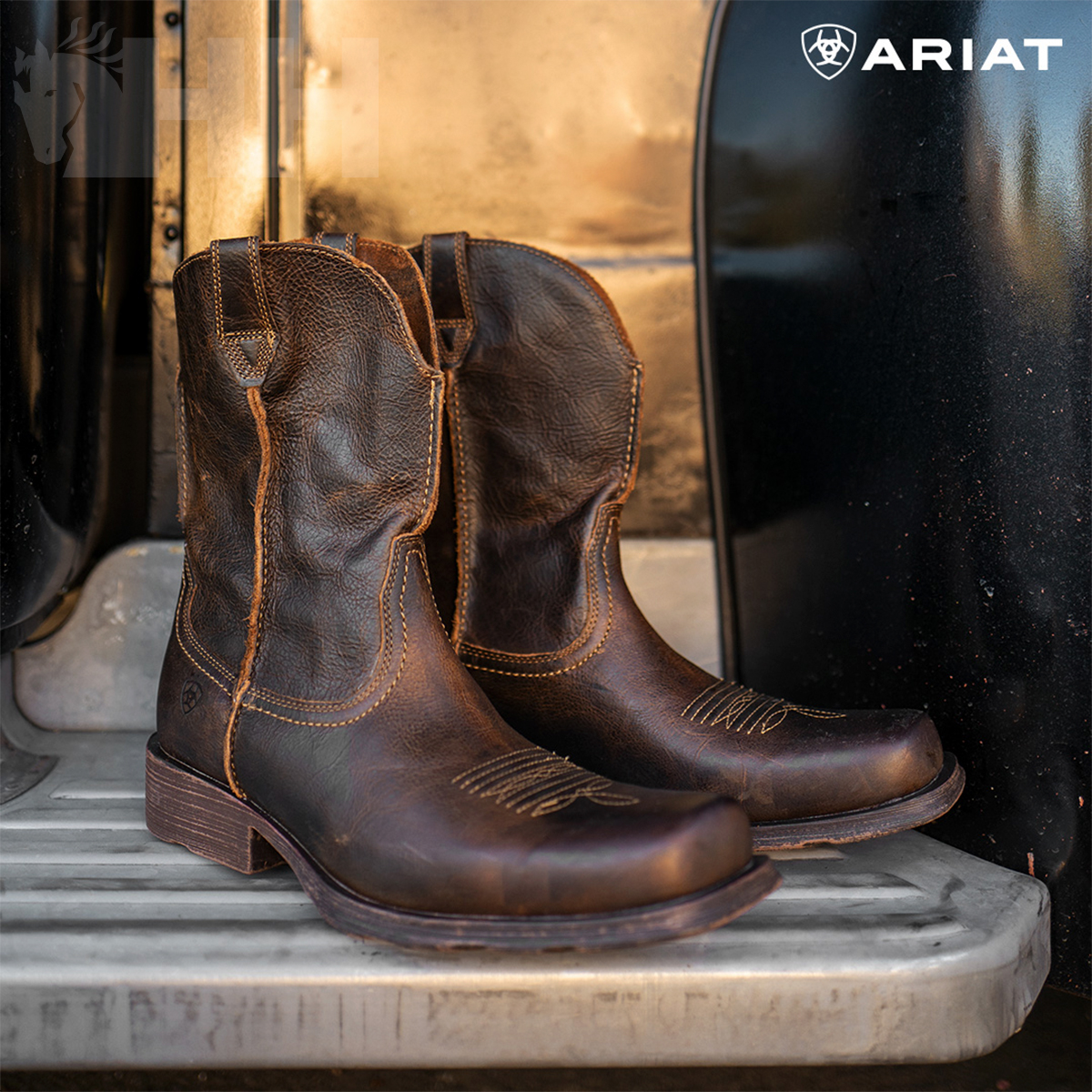 BOTA ARIAT RAMBLER WESTERN HOMEM (PAR)