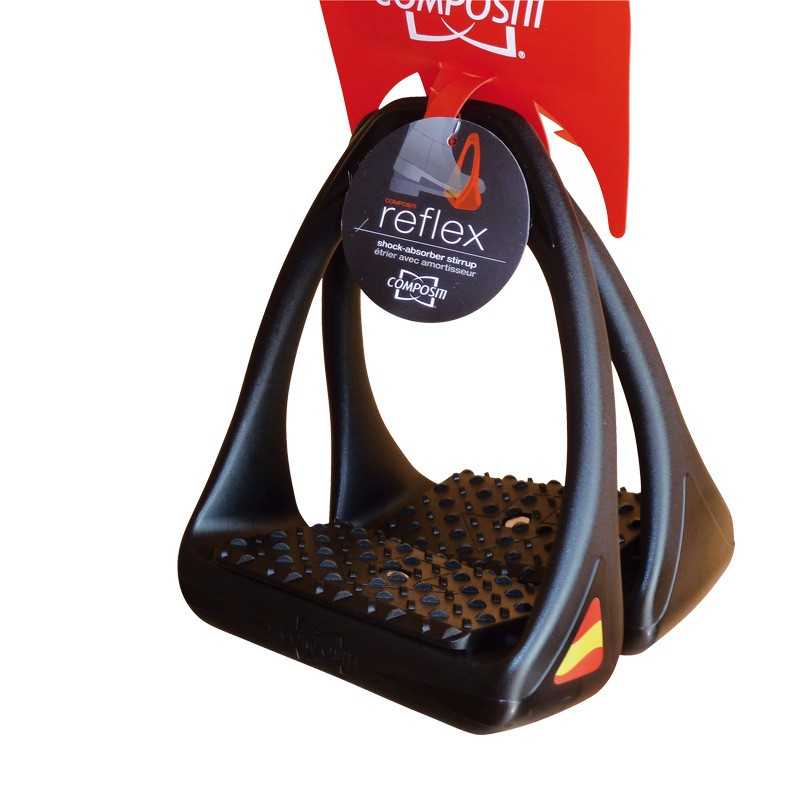 ESTRIBO COMPOSITI REFLEX COM BANDEIRA