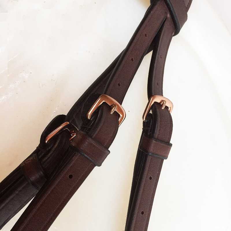 Cabeçada para bridão ovalada modelo OMEGA