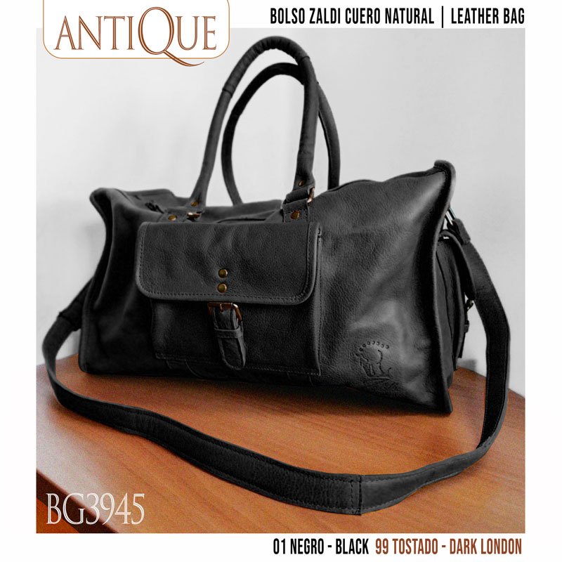 MALA ANTIQUE COURO NATURAL 3945