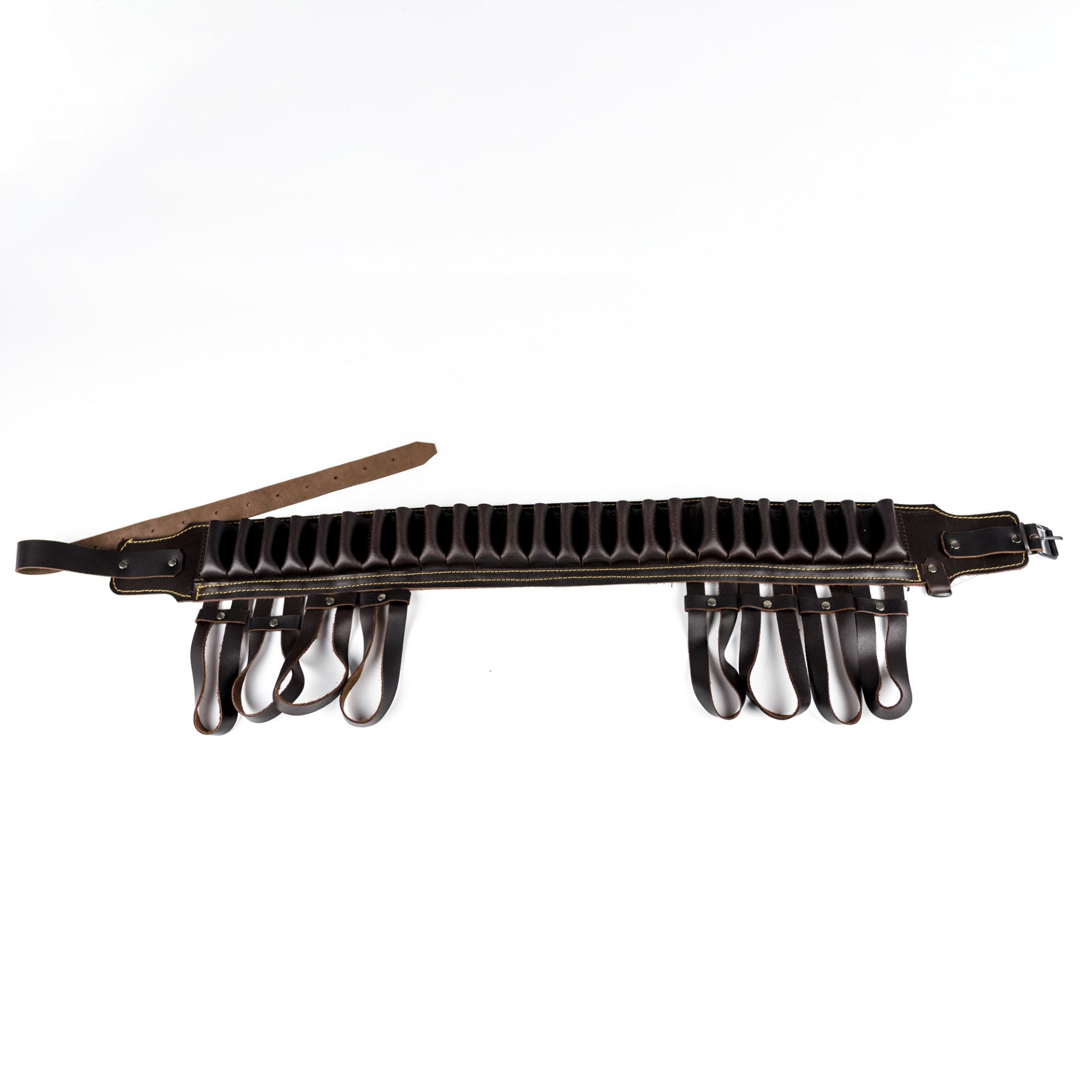 Cartucheira de couro oleado