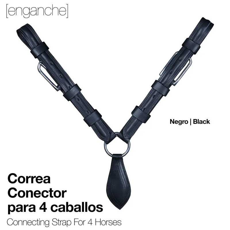 CORREIA CONECTOR PARA 4 CAVALOS