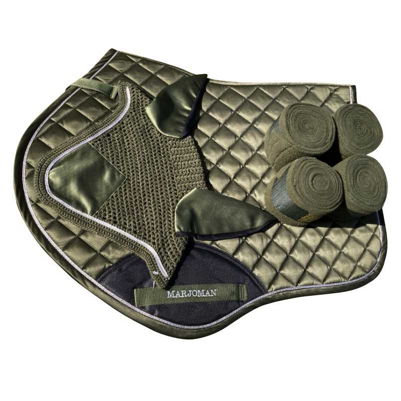 Conjunto de suadouro de obstáculos + orelheiras + ligaduras