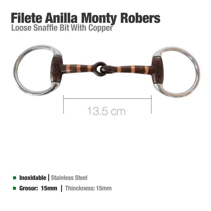 BRIDÃO MONTY ROBERTS GROSSO 13.5CM