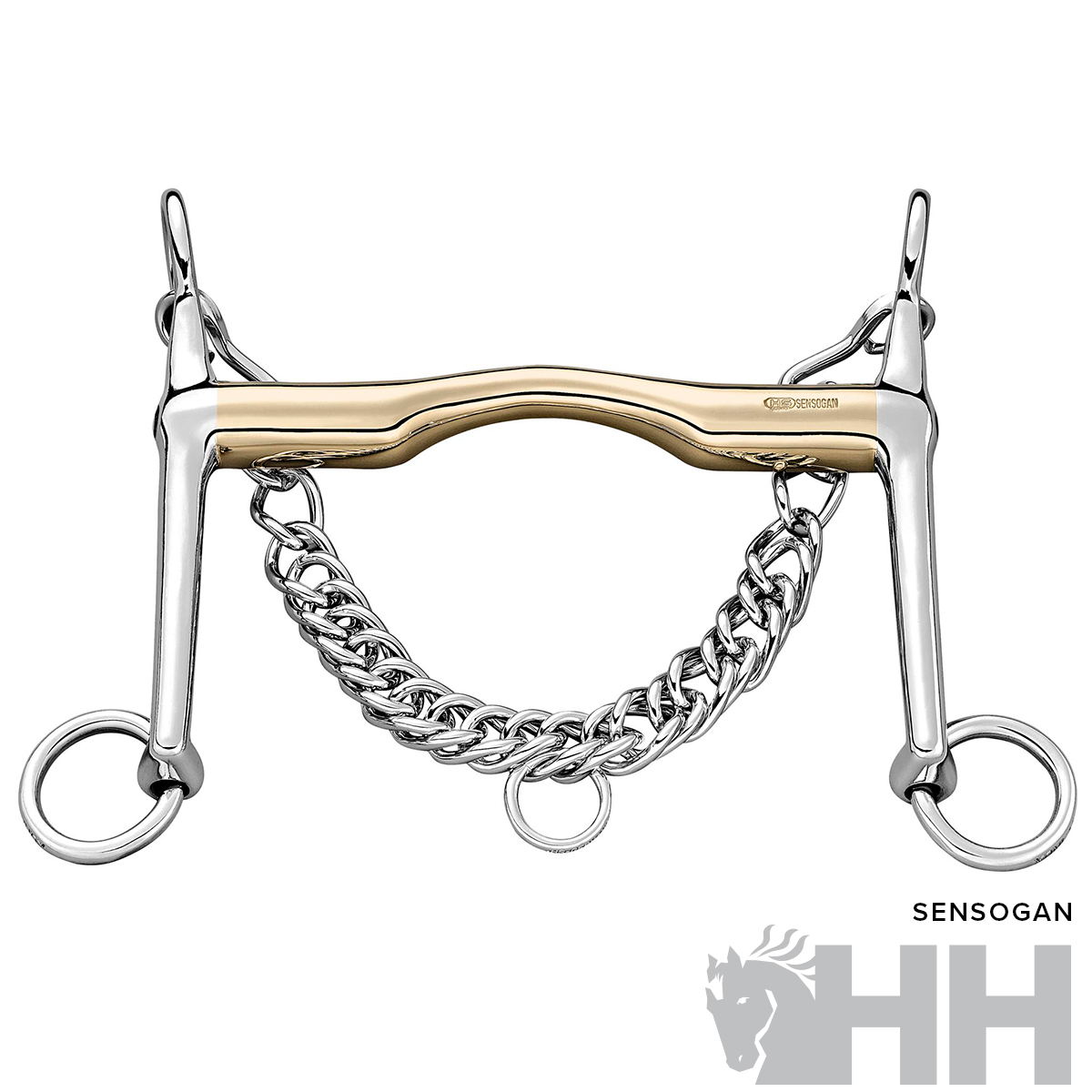 FREIO SPRENGER BASIC DRESSAGE FC PERNA 7cm