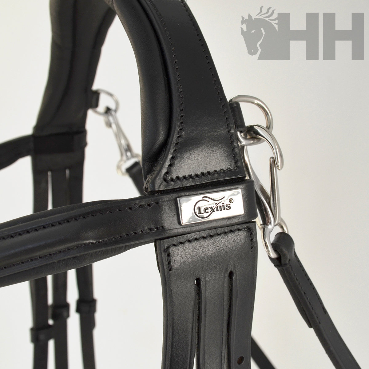 CABEÇADA INGLESA LEXHIS FLAVIA FREIO-BRIDÃO