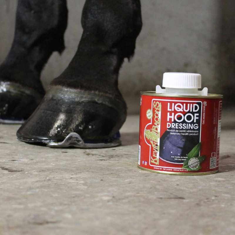 KEVIN BACON'S LIQUID HOOF DRESSING. UNTO PARA CASCOS COM PINCEL