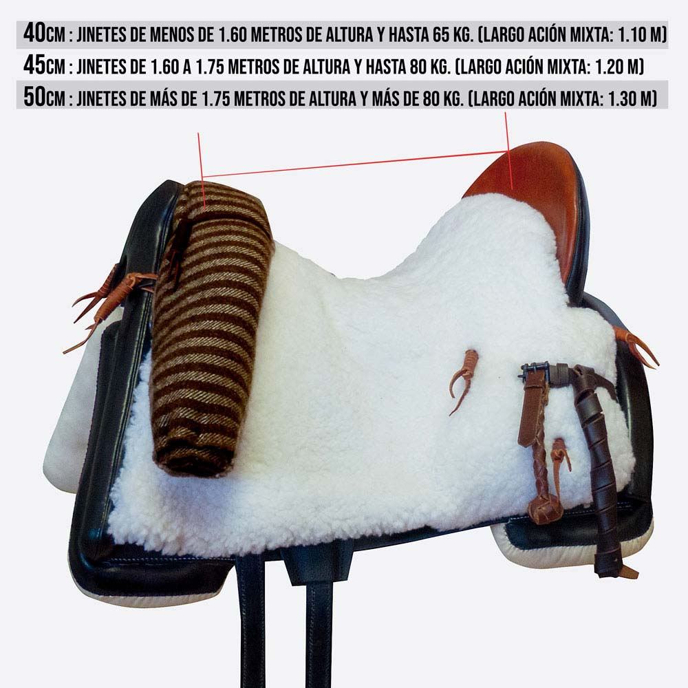 MONTURA ESPANHOLA ZALDI VAQUERA 2G