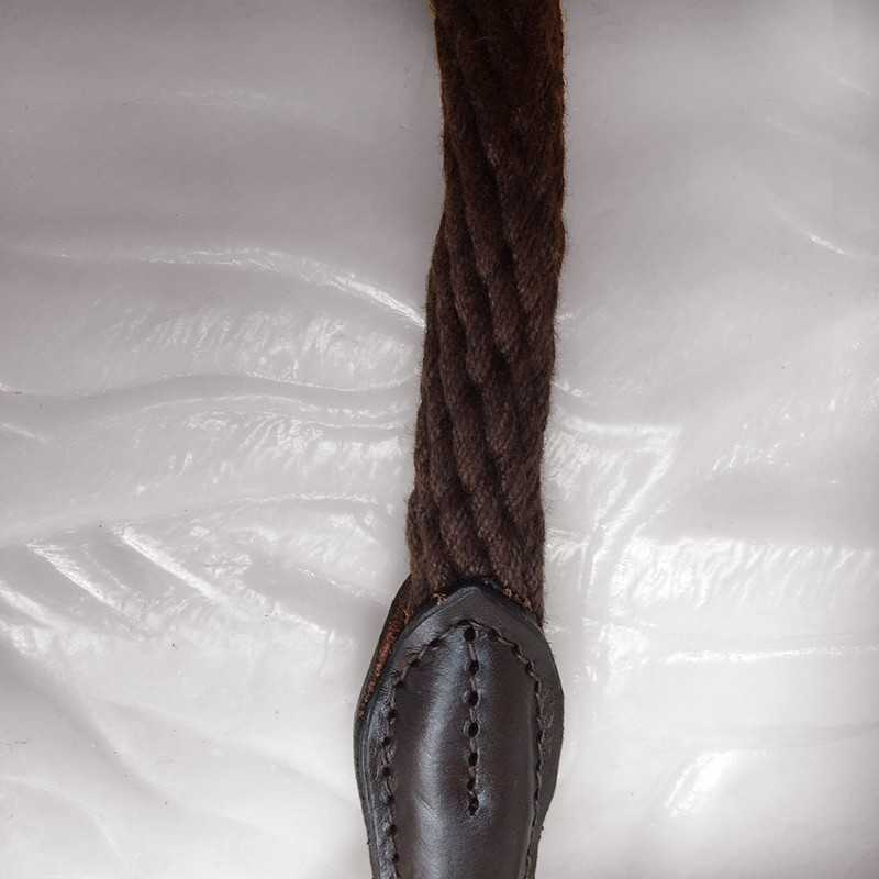 CABEÇÃO OMEGA COURO E ALGODÃO