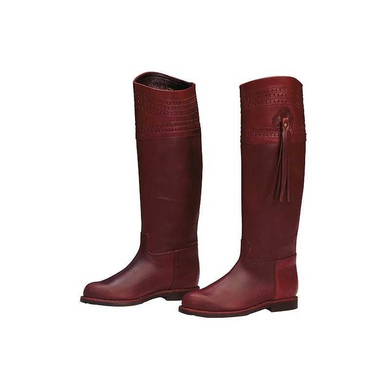 Botas de equitação tipo Espanhol/ Cano Picado com salto