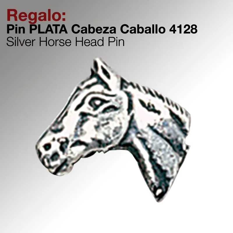 PINO -PRATA- CABEÇA CAVALO 4128