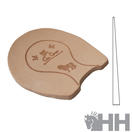 PALMILHA COM COURO FERRAÇÃO COMPENSADA FECHADA DE COURO