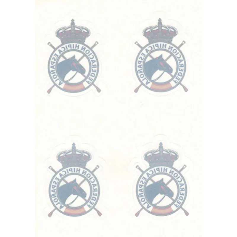 AUTOCOLANTE REAL FEDERAÇÃO HÍPICA ESPANHOLA PARA EXTERIOR