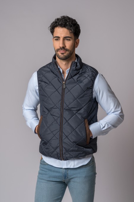 COLETE PALERMO AZUL MARINHO