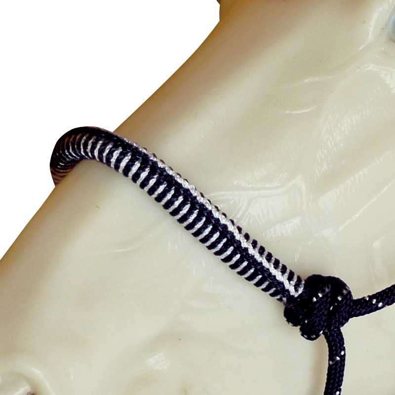 CABEÇÃO DE CORDA com focinheira forrada com prisão