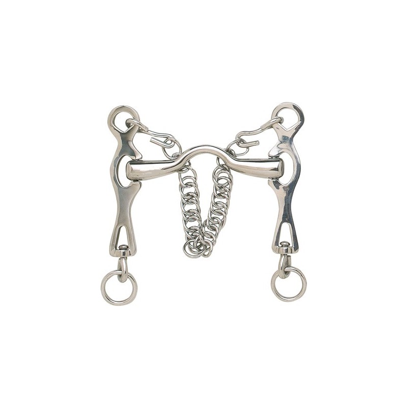 Freio Português em aço inoxidável montada lisa