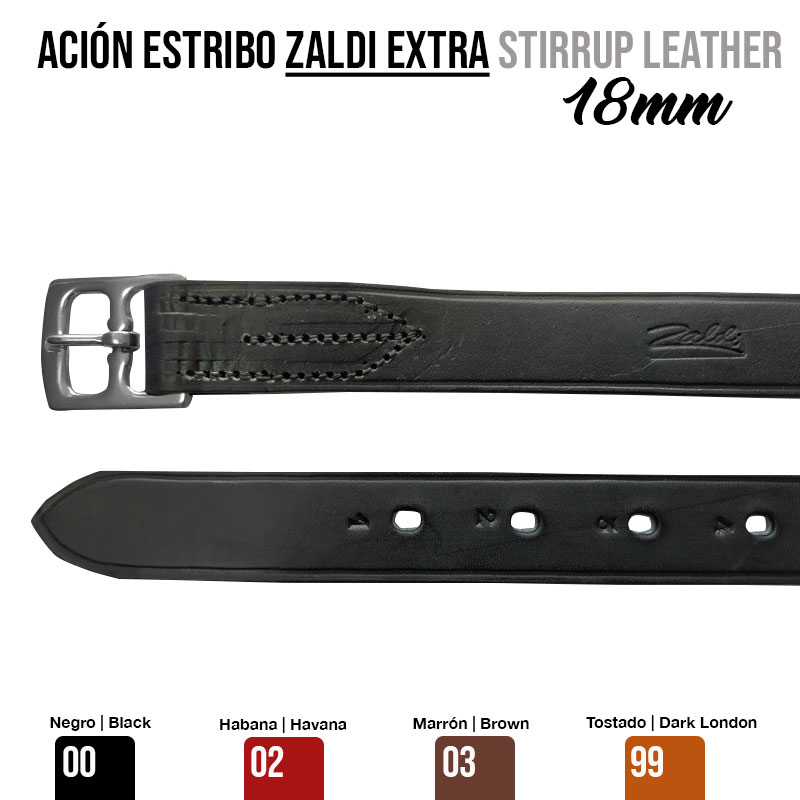 LOROS ESTRIBO ZALDI EXTRA 18MM.