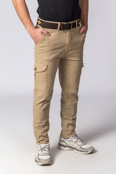 CALÇAS CARGO CAMEL