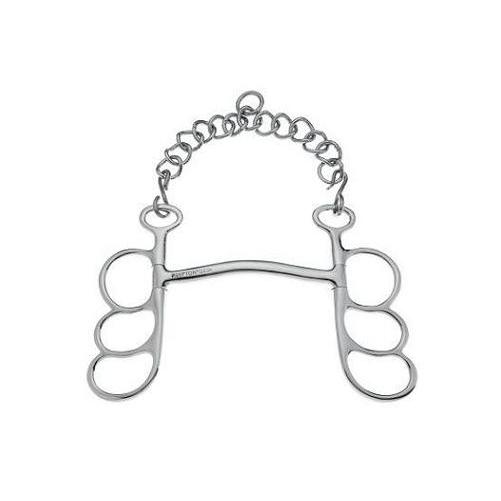 FREIO SEFTON BARCELONA 3 ARGOLAS COM EMBOCADURA ARCO