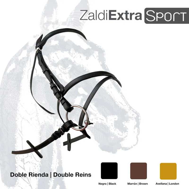 CABEÇADA FREIO E BRIDÃO ZALDI EXTRA SPORT
