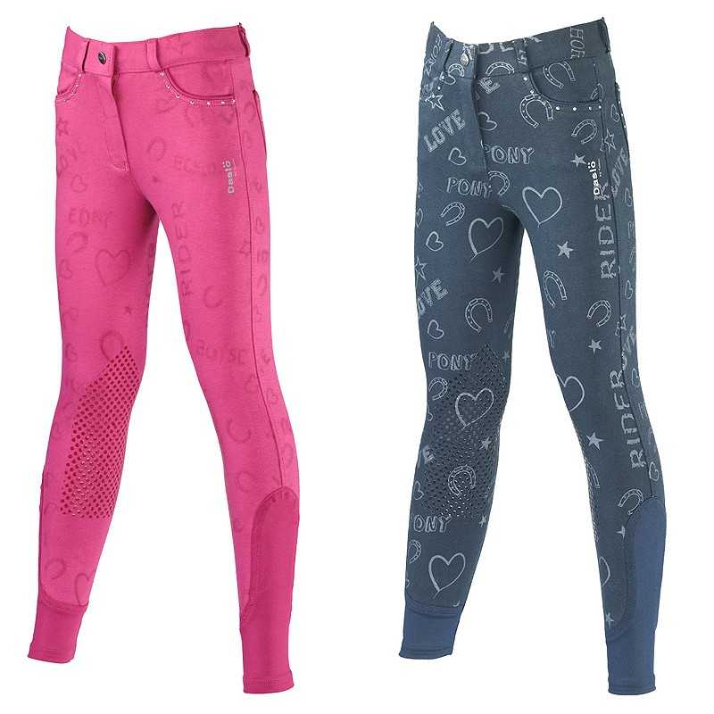 Calças de menina/ com brilhantes Daslö Print