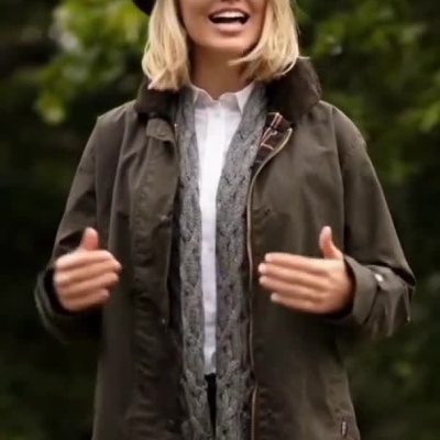 Casaco Encerado Ladies Wax Victoria Verde