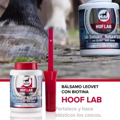 BALSAMO LEOVET HOOF LAB COM BIOTINA PARA CASCOS