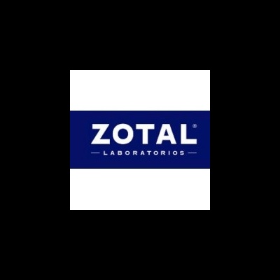 Logótipo da marca ZOTAL em fundo azul escuro