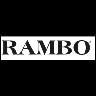 Logótipo RAMBO em letras maiúsculas pretas