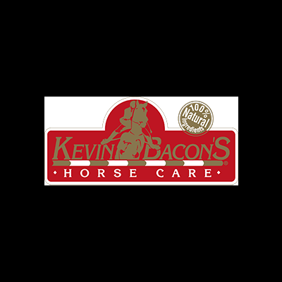 Logótipo Kevin Bacon's Horse Care com selo 100% Natural Ingredients