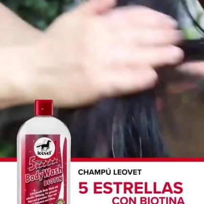 CHAMPÔ LEOVET 5 ESTRELAS COM BIOTINA