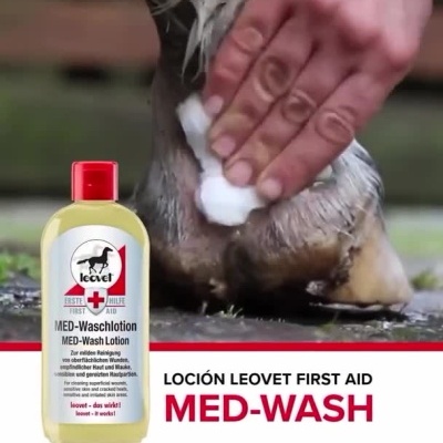 LOÇÃO LEOVET FIRST AID MED-WASH