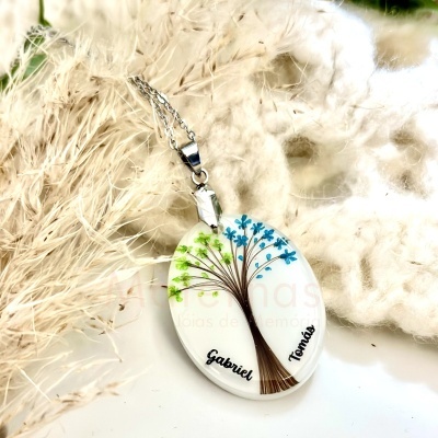Medalha " Árvore " com Nome