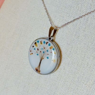 Pendente Redondo "Árvore" C/ Base