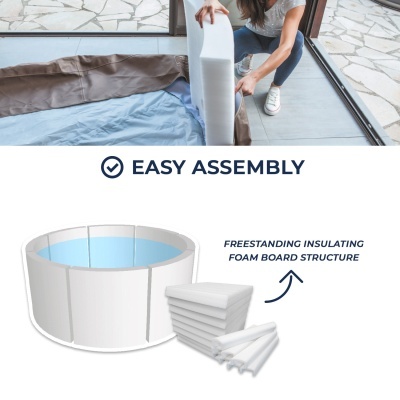 SPA portátil NETSPA OCTOPUS 6 lugares com móveis