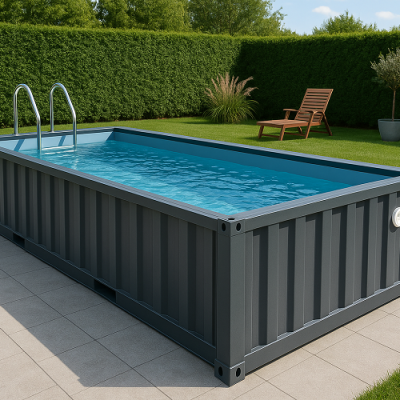 Piscina em contentor 6m x 2.4m