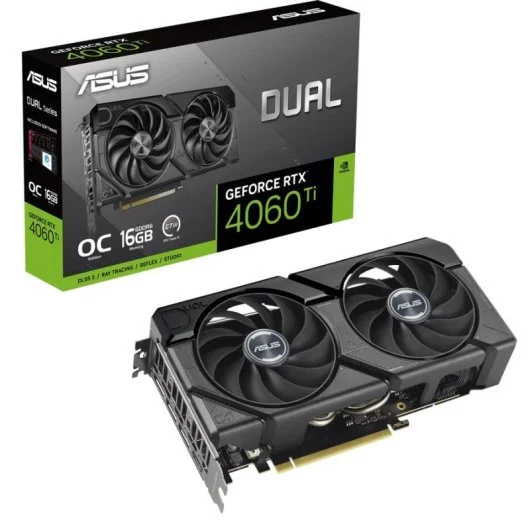 ASUS Dual GeForce RTX 4060 Ti EVO OC Edition 16GB GDDR6 DLSS3