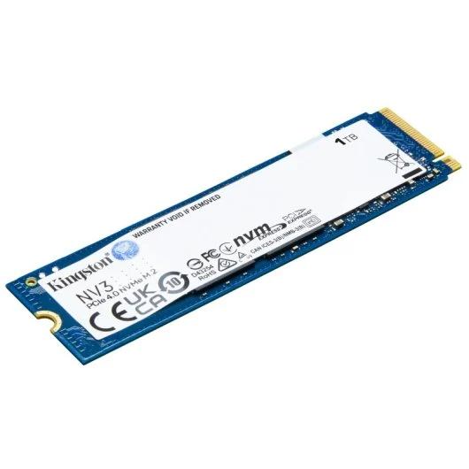 Kingston NV3 1TB SSD NVMe PCIe 4.0 M.2 Gen4 2280 3D Nand 6000MB/s