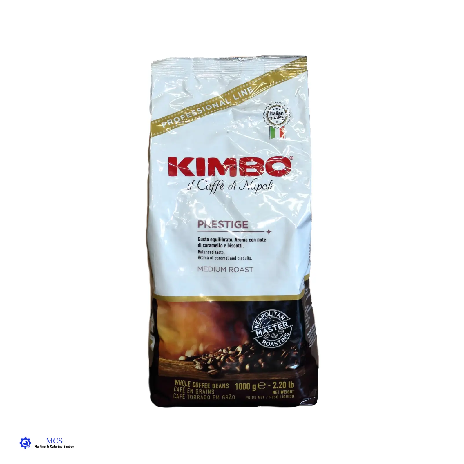 Café em Grão Kimbo Prestige – 65% Arabica / 35% Robusta – Torra Média (1 kg) Café em Grão Kimbo Prestige – 65% Arabica / 35% Robusta – Torra Média (1 kg)