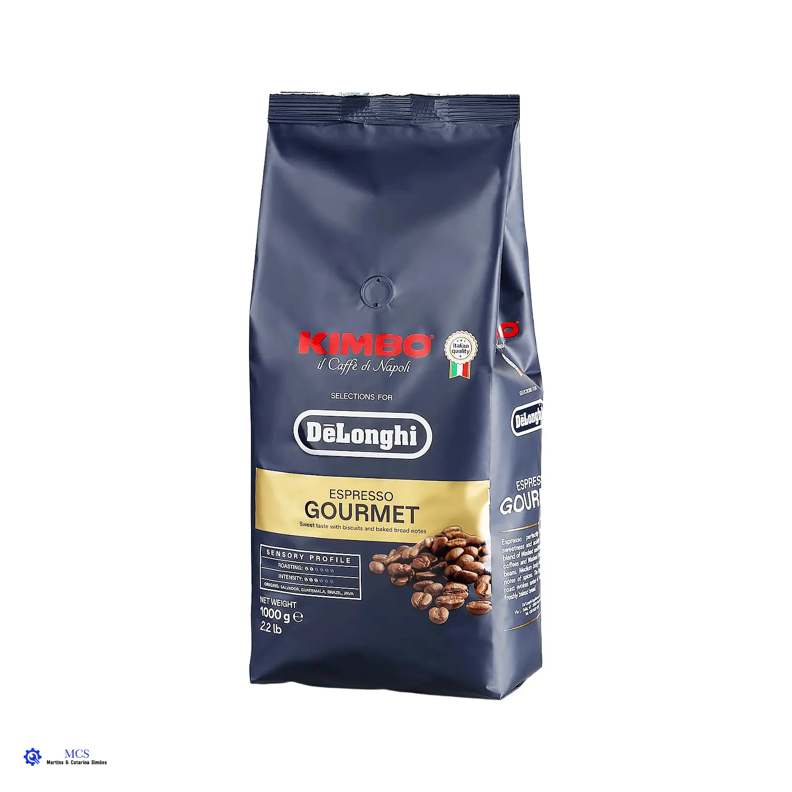 Café em Grão De’Longhi Kimbo Gourmet Blend – 80% Arabica / 20% Robusta Café em Grão De’Longhi Kimbo Gourmet Blend – 80% Arabica / 20% Robusta