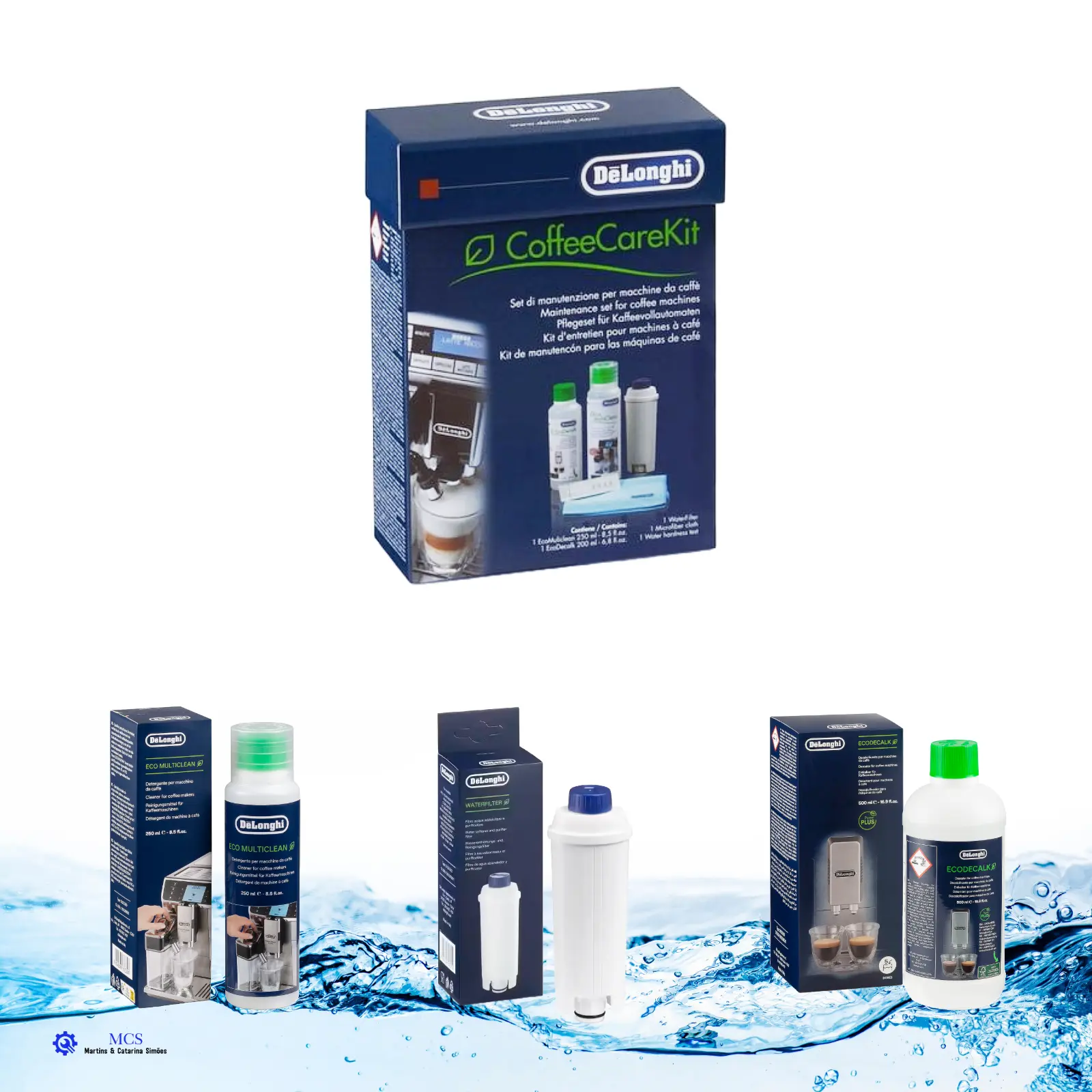 Conjunto para Manutenção de maquinas de café Delonghi