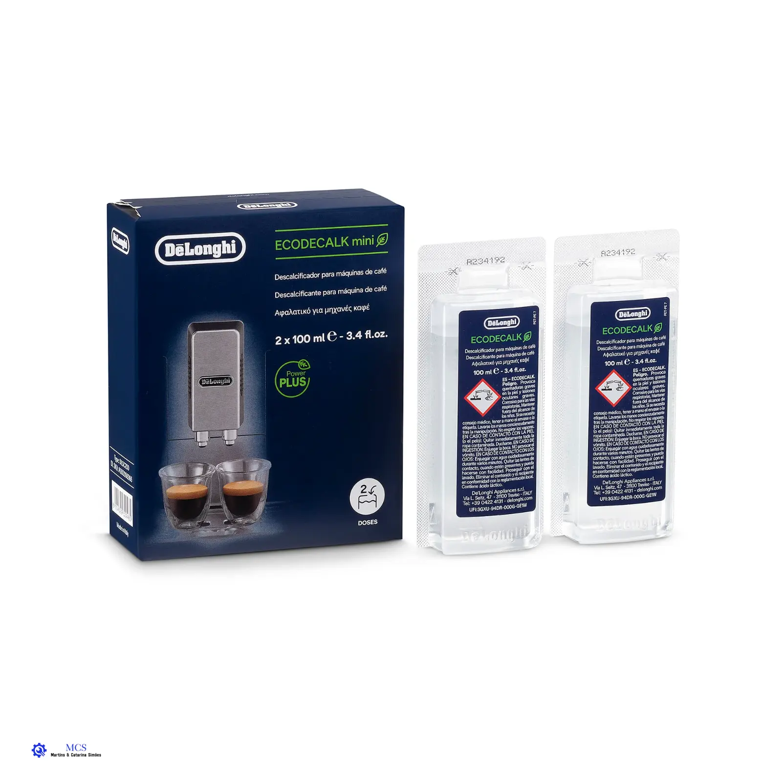 Descalcificante liquido Delonghi Ecodecalk 2 x 100ml Descalcificante liquido Delonghi Ecodecalk 2 x 100ml