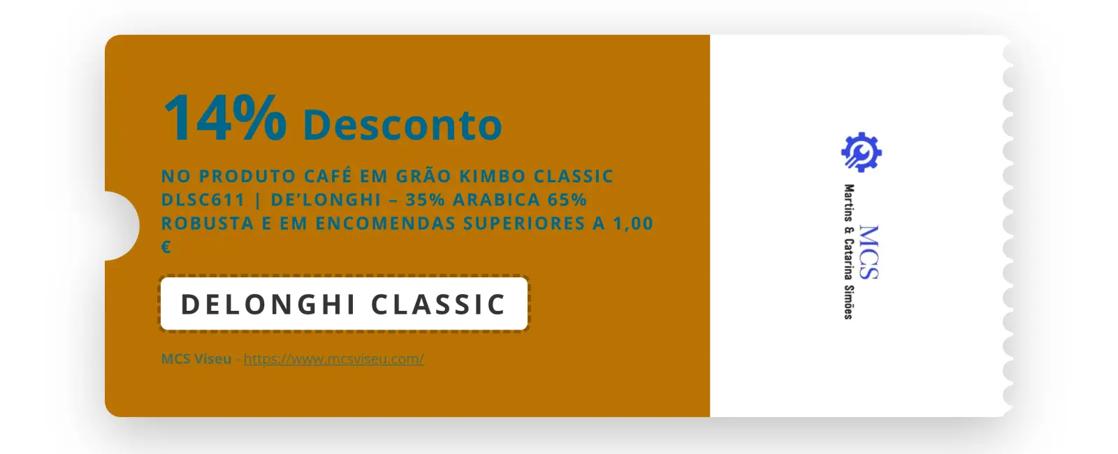 Código Desconto 14% - DELONGHI CLASSIC